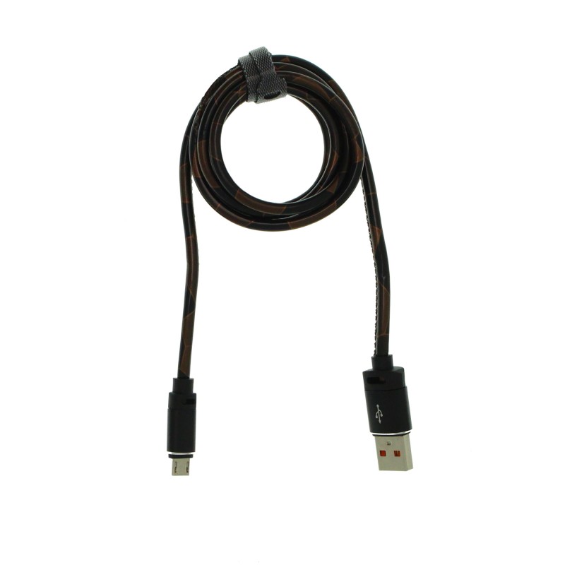 Kαλώδιο USB σε Micro USB 5A γρήγορης φόρτισης και μεταφοράς δεδομένων 1m καφέ JSS-111 