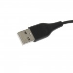 Καλώδιο φόρτισης και μεταφοράς δεδομένων 2.4A USB σε Micro USB 1.20m με εύκαμπτο βραχίονα στήριξης μαύρο XO-NB195 XO