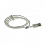 Καλώδιο γρήγορης φόρτισης 5A USB σε Type C 1m Λευκό OEM