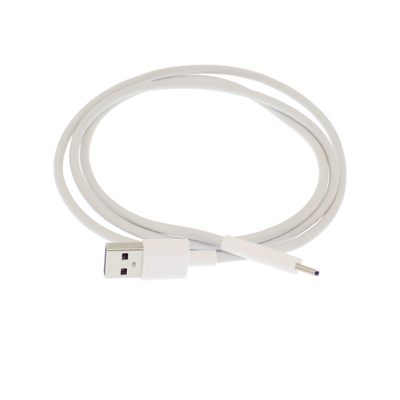 Καλώδιο γρήγορης φόρτισης και μεταφοράς δεδομένων 5A USB 2.0 σε Type C 1m λευκό Q-SJ6 Andowl