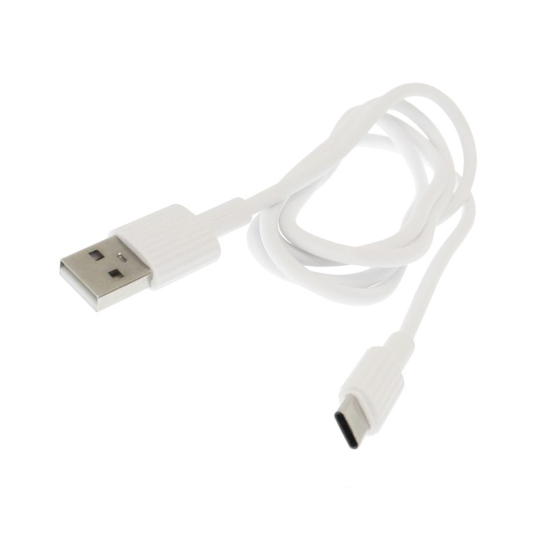 Καλώδιο φόρτισης και μεταφοράς δεδομένων USB σε Type C 1m λευκό XO-NBP156 XO
