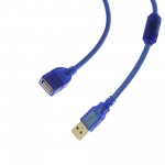 Καλώδιο επέκτασης USB αρσενικό σε USB θηλυκό 3m μπλε OEM