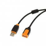 Καλώδιο επέκτασης USB αρσενικό σε USB θηλυκό 1.5m μαύρο OEM