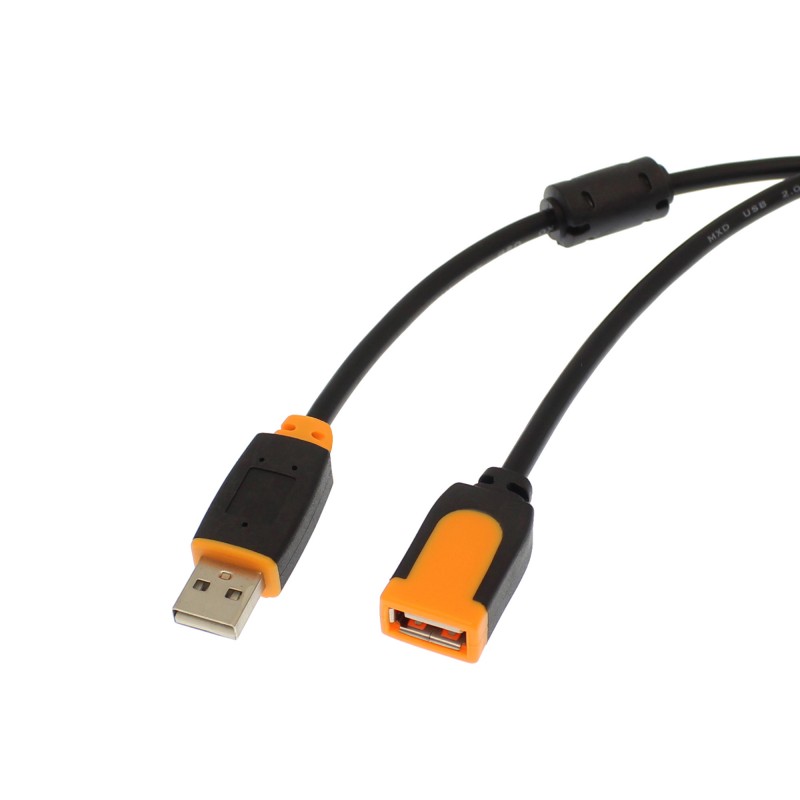 Καλώδιο επέκτασης USB αρσενικό σε USB θηλυκό 1.5m μαύρο OEM