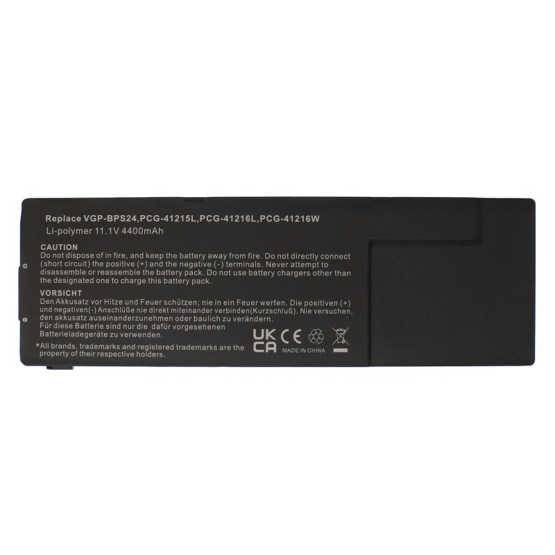 Μπαταρία laptop για Sony VAIO VGP-BPS24 PCG-41215L PCG-41216W 11.1V 4400mAh Li-Polymer OEM