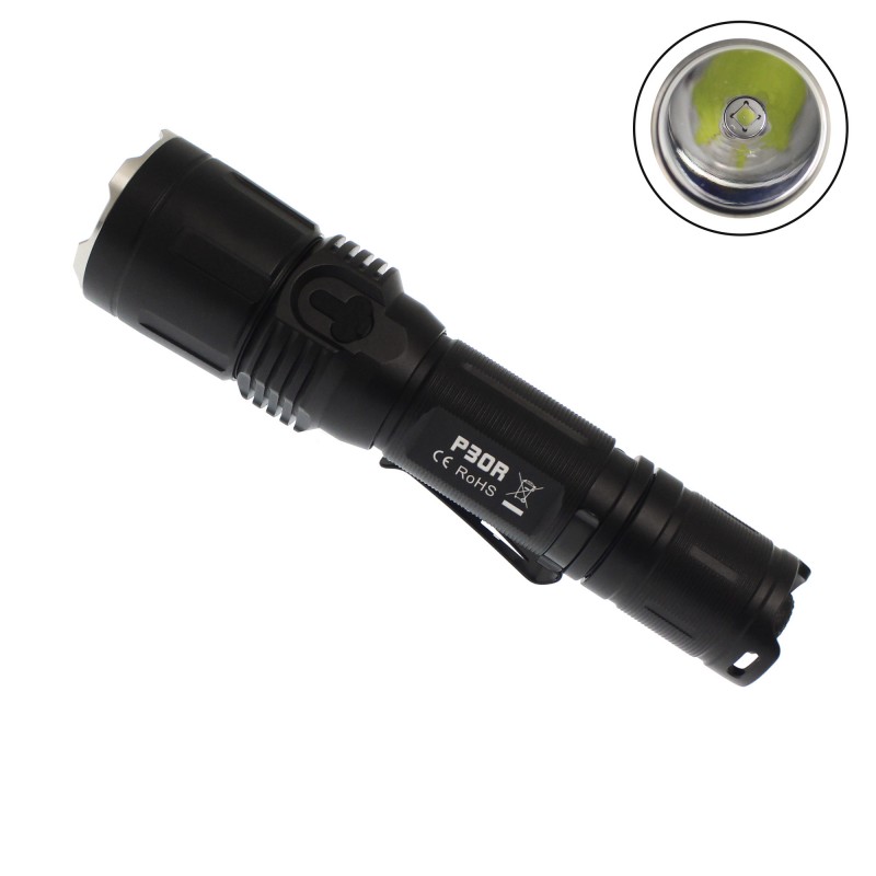 LED Επαναφορτιζόμενος φακός όπλου CREE XP-L 1180LM USB με 5 λειτουργίες φωτισμού IPX8 P30R Fitorch