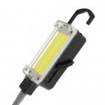 Επαναφορτιζόμενος LED φακός COB USB με εύκαμπτο βραχίονα, μαγνητική βάση και γάντζο ZJ-07