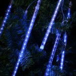 Χριστουγεννιάτικη LED βροχή μετεωριτών μπλε OEM