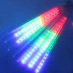 Χριστουγεννιάτικη LED βροχή μετεωριτών RGB 8 τεμάχια των 50cm IP65 OEM