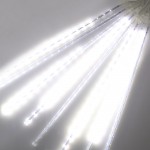 Χριστουγεννιάτικη LED βροχή μετεωριτών ψυχρό λευκό 8 τεμάχια των 50cm IP65 OEM