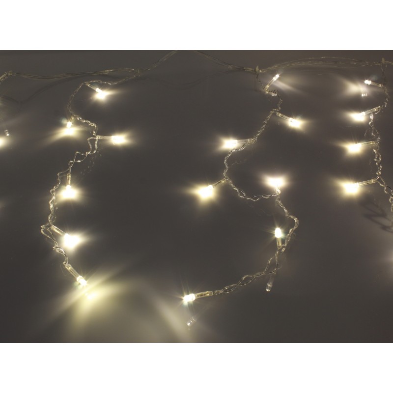 Χριστουγεννιάτικα λαμπάκια κουρτίνα 94 LED θερμό λευκό 4m IP44 OEM
