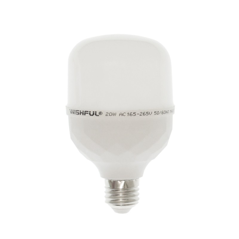 Λάμπα LED E27 20W 220V ψυχρό λευκό 6500K 2000LM 13 x 7.5 cm WISHFUL OEM