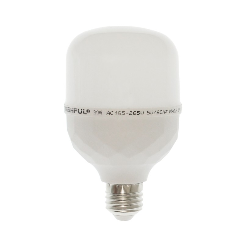 Λάμπα LED E27 30W 220V ψυχρό λευκό 6500K 2700LM 16 x 9.7 cm WISHFUL OEM