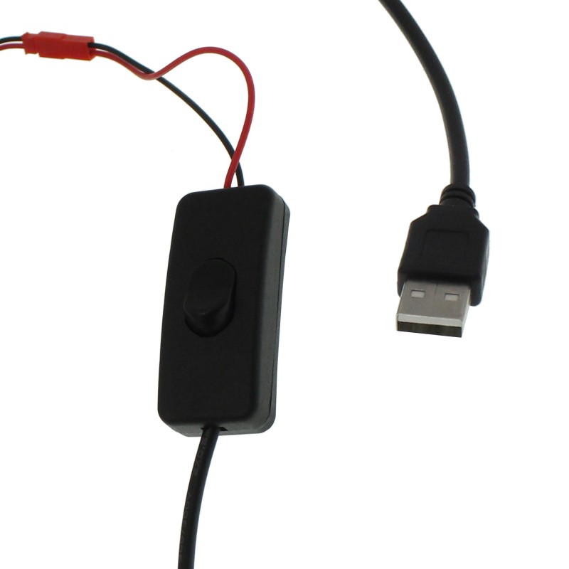 LED Ταινία-strip 0.50m 5V 30 SMD 5050 ψυχρό λευκό αυτοκόλλητη αδιάβροχη IP65 USB με διακόπτη YN-30-C
