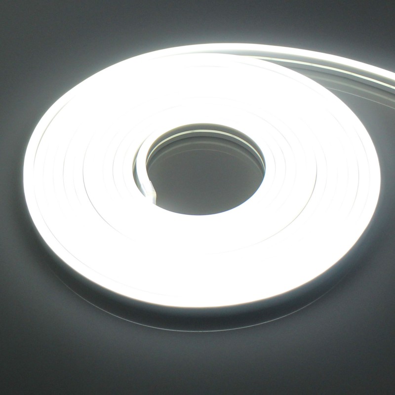 LED ταινία-strip εύκαμπτη φωτιζόμενη Neon 5m 600 SMD 12V ψυχρό λευκό αδιάβροχη IP65 ΟΕΜ
