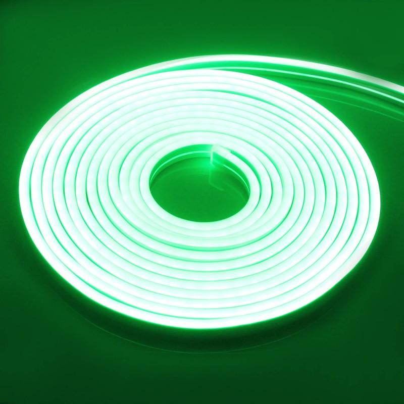 LED ταινία-strip εύκαμπτη φωτιζόμενη Neon 5m 600 SMD 12V πράσινη αδιάβροχη IP65 ΟΕΜ