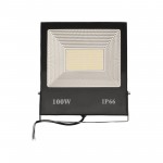 LED αδιάβροχος προβολέας αλουμινίου super slim 100W 220V 128 SMD 9000LM 6500K IP66 OEM