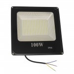 LED αδιάβροχος προβολέας super slim 100W 240 SMD 9000LM 220V ψυχρό λευκό 6000K IP66 OEM