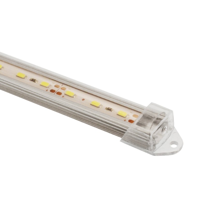 LED μπάρα πλαστική με κροκοδειλάκια 12V 5W 36 SMD 900LM 6000K ψυχρό λευκό 62 x 1.8cm OEM