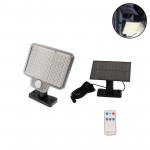 Αδιάβροχος ηλιακός προβολέας LED 108 SMD 6000Κ IP65 με 3 λειτουργίες, ανιχνευτή κίνησης και τηλεχειριστήριο LF-2501B