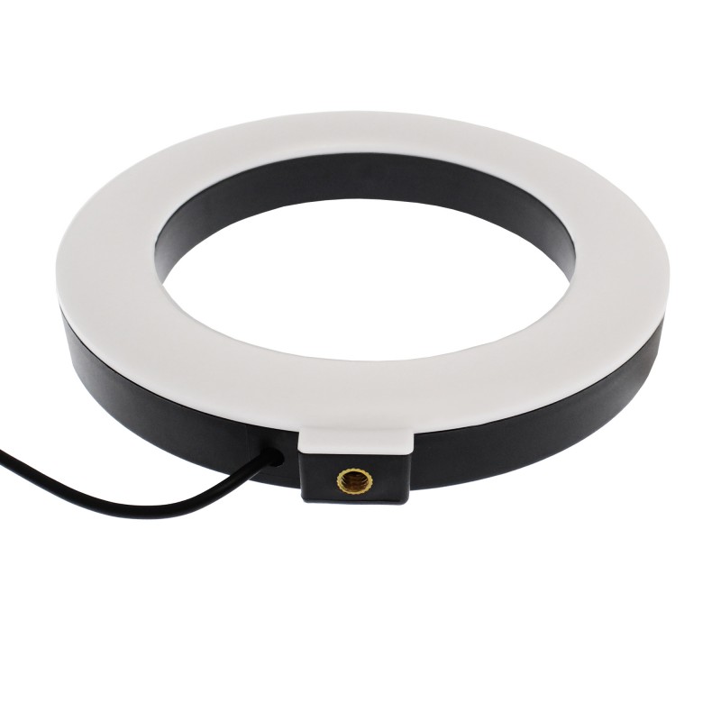 Επαγγελματικό δαχτυλίδι φωτογράφισης LED 6" dimmable με 3 διαφορετικούς φωτισμούς CXB-160