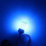 LED βυθιζόμενη λάμπα ψαρέματος 12V 108 SMD 2835 μπλε IP68 με διακόπτη και κροκοδειλάκια OEM