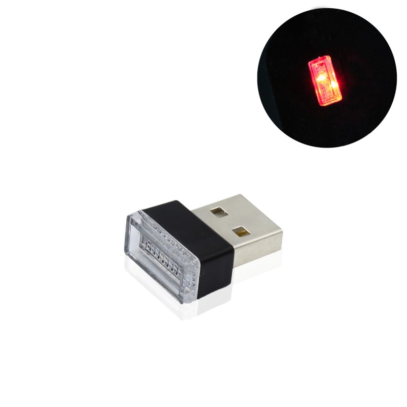 LED Φως ατμόσφαιρας USB κόκκινο 1 τεμάχιο OEM